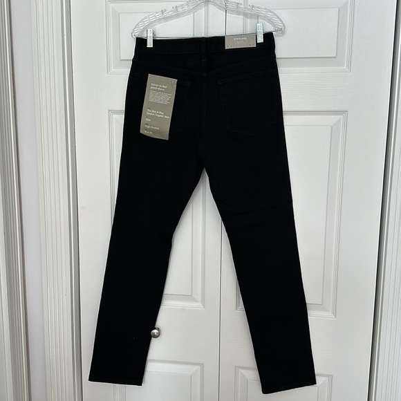 NEW EVERLANE The Slim 4-Way Stretch Organic Jean | Uniform in Black Size 31 x 32 - Picture 7 of 9